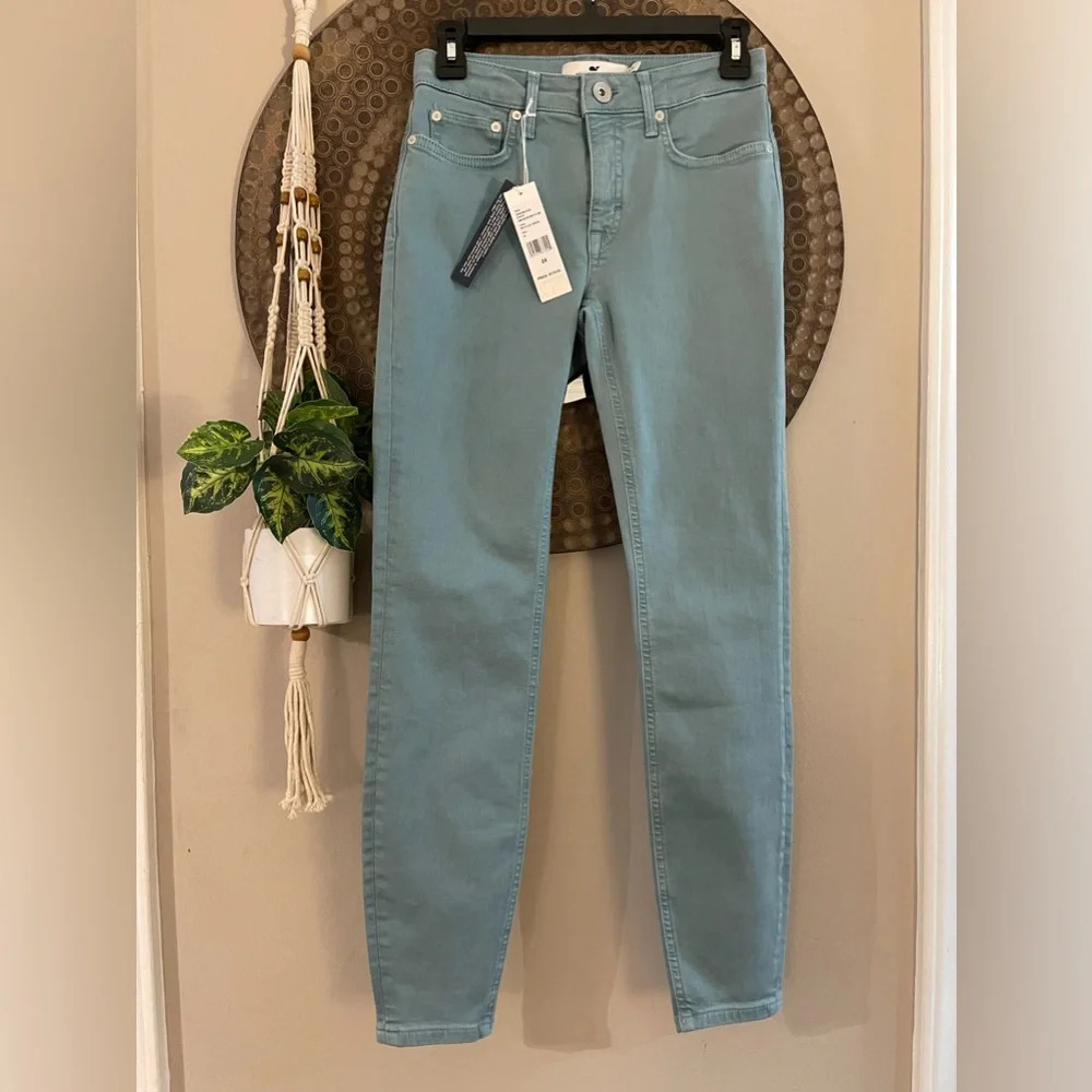 Vineyard Vines Womens Jamie Skinny Jeans High Rise Denim Size 24 NWT Retail $178